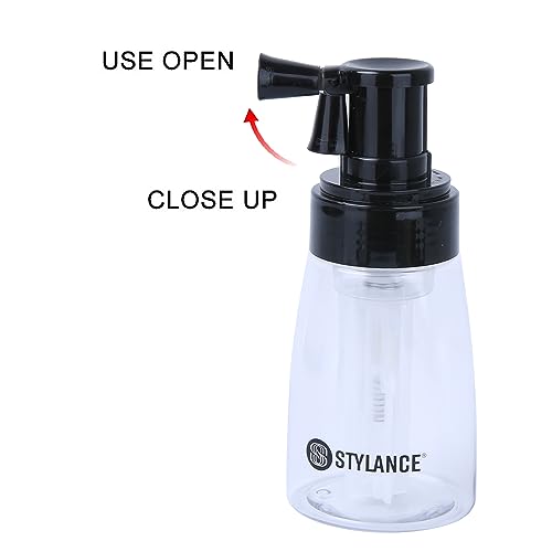 Barber Powder Bottle Spray, Envase de Viaje Vacío de 180ml miniatura 3