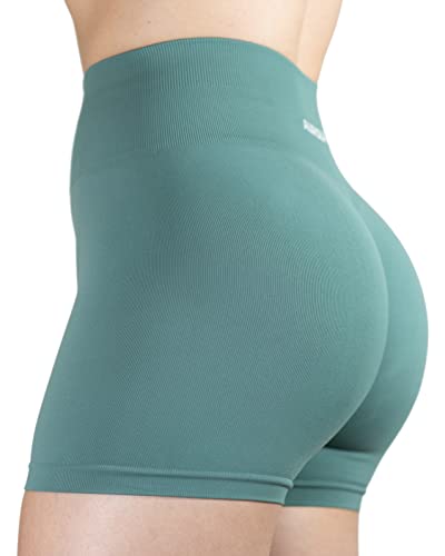 Image of AUROLA Dream Collection Women Workout Shorts High Waist Gym Shorts, Scrunch Butt Seamless Athletic Shorts