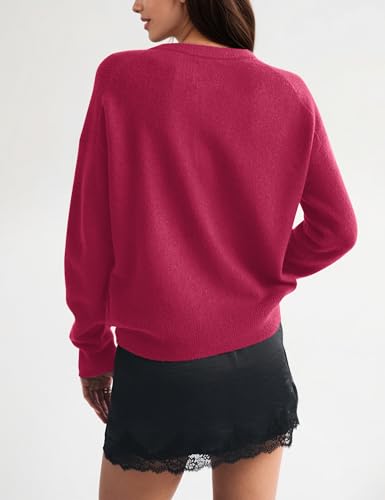 Long Sleeve Henley Button Up Sweater for Women Business Casual2