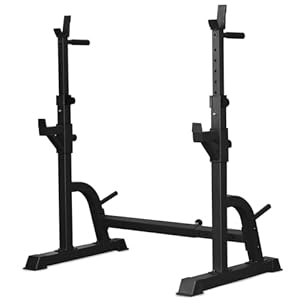 BARWING 49IN Rack For Bench Press Stand ,Barbell Rack Stand – Adjustable Multi-Functional Squat Barbell Stand for Weight Bench Press, weight bench rack, Easy to Assemble 350LBS Adjustable Squat Rack Stand