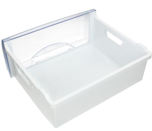 Tiroir Supérieur Long pour Congélateur, 36,8 x 32 x 13 cm, Blanc