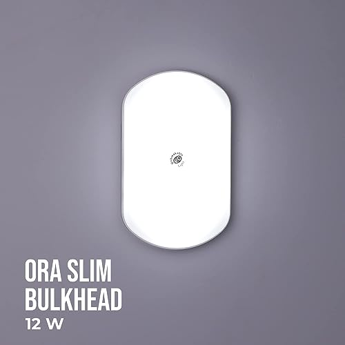 Image of INVENTAA ORA 12W Outdoor Lights Waterproof for Wall Light Home | Balcony Lights for Wall Out Door Lighting | Bulkhead Light Outdoor Wall Waterproof Light for Outdoor Wall Lamp Led (Warm White)