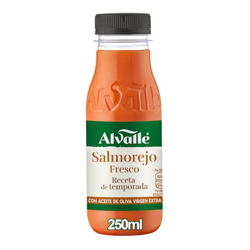 Alvalle Salmorejo Selección de Temporada con tomate pera y kumato, con aceite de oliva virgen extra, 250 ml