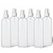 MoYo Natural Labs 4 oz Spray Bottles Fine Mist Empty Travel Containers, BPA Free HDPE Plastic for Essential Oils and Liquids/Cosmetics (Pack of 6, HDPE Translucent White)