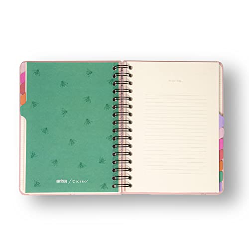 Cicero PLANNER PERMANENTE WIRE-O MELISSA SEMANAL NOTAS A5 COLMEIA, Modelo: 0548, Cor: multi-colored