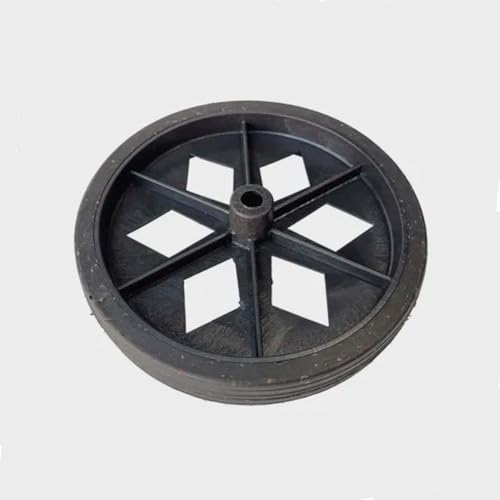 Kit 2 Roda para Carrinho de Feira Comum Reforçado Preto