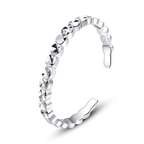 VIKI LYNN Zehenringe Sterling Silber 925 einstellbare Heckring...