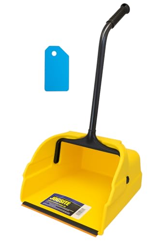 Image of Debris Dustpan with Handle, Jumbo Debris Pan, Trash Collection for Industrial/Professional Cleaning 495
