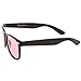 zeroUV Rare Color Tinted Lens Classic Horn Rimmed Sunglasses (Pink)