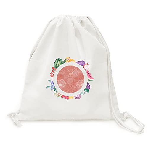 Sac pivoine à sangle en tissu pliable idéal pour le marché et les pique-niques