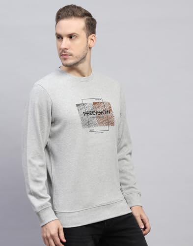 Image of Monte Carlo Mens Printed Round Neck Full Sleeve Sweatshirt (224066139)