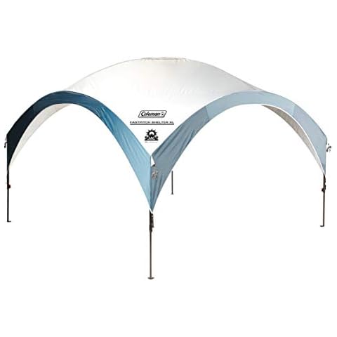 Coleman Gazebo Fast Pitch Shelter M 3 x 3 m, Event Shelter for Festivals, Garden and Camping, Sturdy Steel Poles Construction, Large Event Tent, Portable Sun Shelter with Sun Protection SPF 50+ Cover