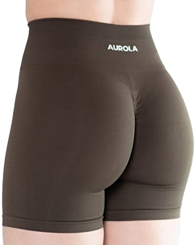 Image of AUROLA Intensify Workout Shorts for Women Seamless Scrunch Short Gym Yoga Running Sport Active Exercise Fitness Shorts