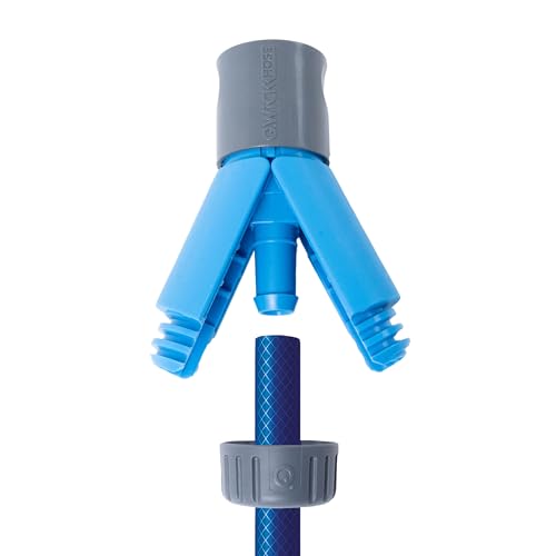 Qwickhose Original JawGrip Universal Hose Connector | Open Flow Secure Hose Pipe Connector Fitting | 1/2 (12.5-13mm) Garden Hose | Universal Hose Tap Connector | UV-Stabilised Pop-Off Resistant