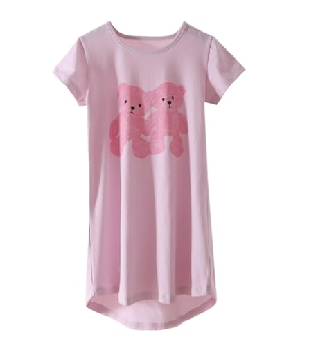 Girls' Cotton Dress, Soft Cartoon Comfortable Dresses, 3-12 Years