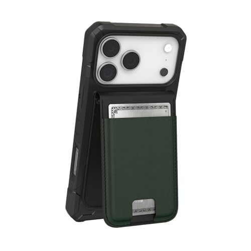 Image of Urban Armor Gear (UAG Metropolis Magnetic Wallet, RFID Blocking, Holds Up to 5 Cards, Built-in Kickstand, Magnetic Phone Wallet Compatible with iPhone & Galaxy Phones, PU Vegan Leather