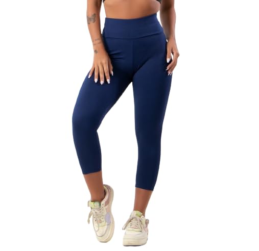 Calça Corsário Legging Suplex Academia Fitness