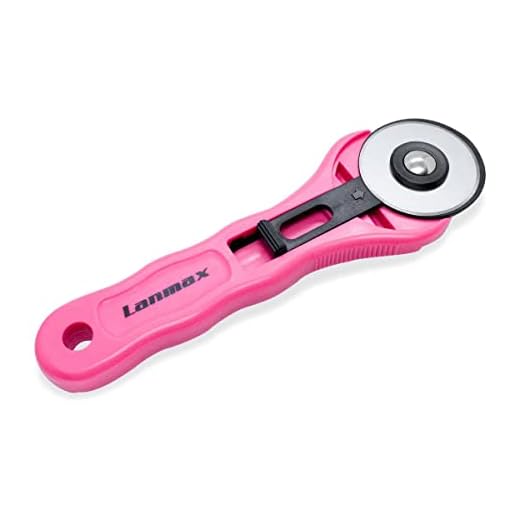 Cortador Circular 45mm Rosa Profissional Patchwork Scrapbook