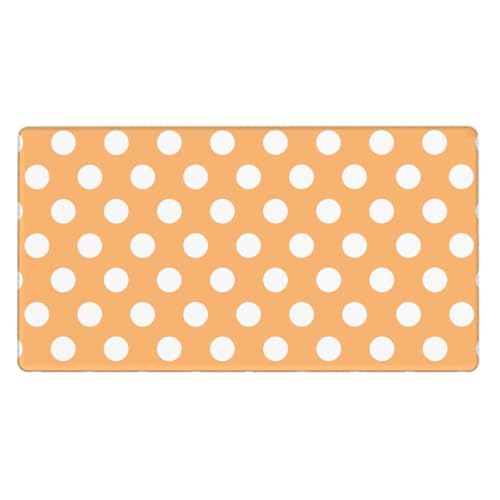 Grand tapis de souris de jeu imprimé pois pêche pour le bureau