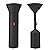 [2024 Upgrade Heavy Duty Tear Resistant] Patio Heater Covers, with Tough Zipper?YKK?and Multiple Windproof Design, Suitable for all kinds of Severe Weather(89"H x 33"D x 19"B, Black)