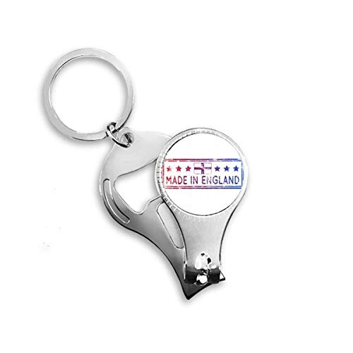 Porte-clés décapsuleur drapeau Angleterre en métal - 2