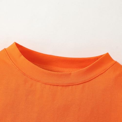 Image of Magic Park 6M-14Y Baby Short Long Sleeve Tee Tops Toddler T-Shirt Kids Solid Color Shirts Boys Girls Casual Blouse