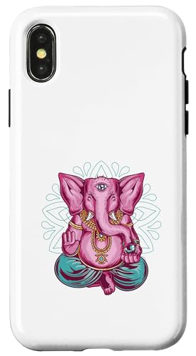 Golden Hue ��䶗� �_���Ȋ􉽊w�͗l ���K�O���t�B�b�N �X�}�z�P�[�X iPhone X/XS �p