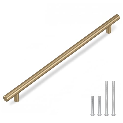 Image of homdiy 50Pack 10in Cabinet Handles Champagne Bronze Kitchen Cabinet Pulls Drawer Pulls for Dresser Drawers