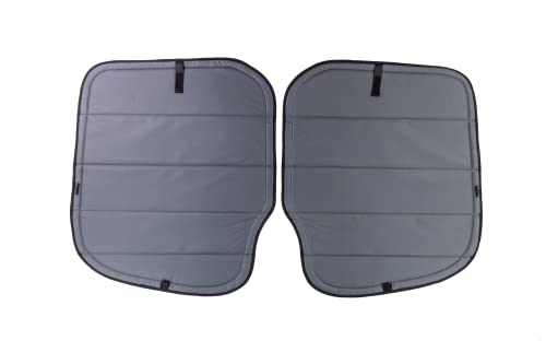 VanEssential Insulated Rear Door Covers (Pair) Designed for Mercedes-Benz NCV3 Van Years 2007-2018 CARGO – Charcoal Gray