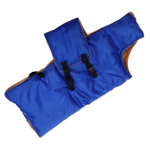 Didiseaon Livestock Goat Blanket, Sheep Blanket Adjustable Belly Strap Calf Warm Clothes Windproof Winter Goat Coat for Show Lambs Offers Effective Protection from Random