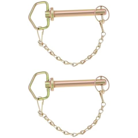 VGOL 2-Piece Hitch Pin Set with Chain Cover