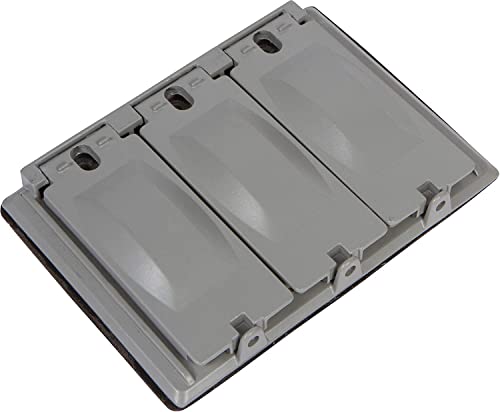 Image of Morris 38922 Electrical Weatherproof Cover, 2-Pack, Grey, 2 Each
