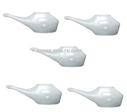 Acund Health Care Plastic Jala Neti Pot White(Pack of 5)