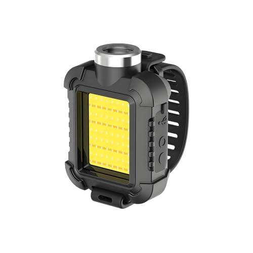 Lámpara frontal de carrera con correa ajustable y batería de 1000 mAh