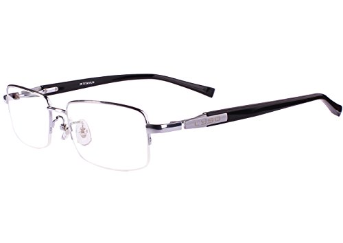 Agstum Titanium Half Rim Glasses Frame Prescription Eyeglasses 55-18-145