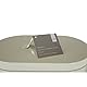 Premier Housewares Haustierfutter-Aufbewahrungsdose mit L&oumlffel, Metall, cremefarben, 6.5 Litre, Verzinkter Stahl, Pulverfarbe, Sahne, 15x25x22