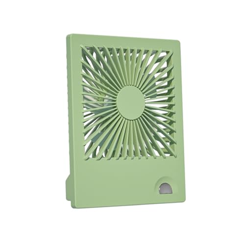 Mini ventilateur de bureau rechargeable USB 3 vitesses jaune