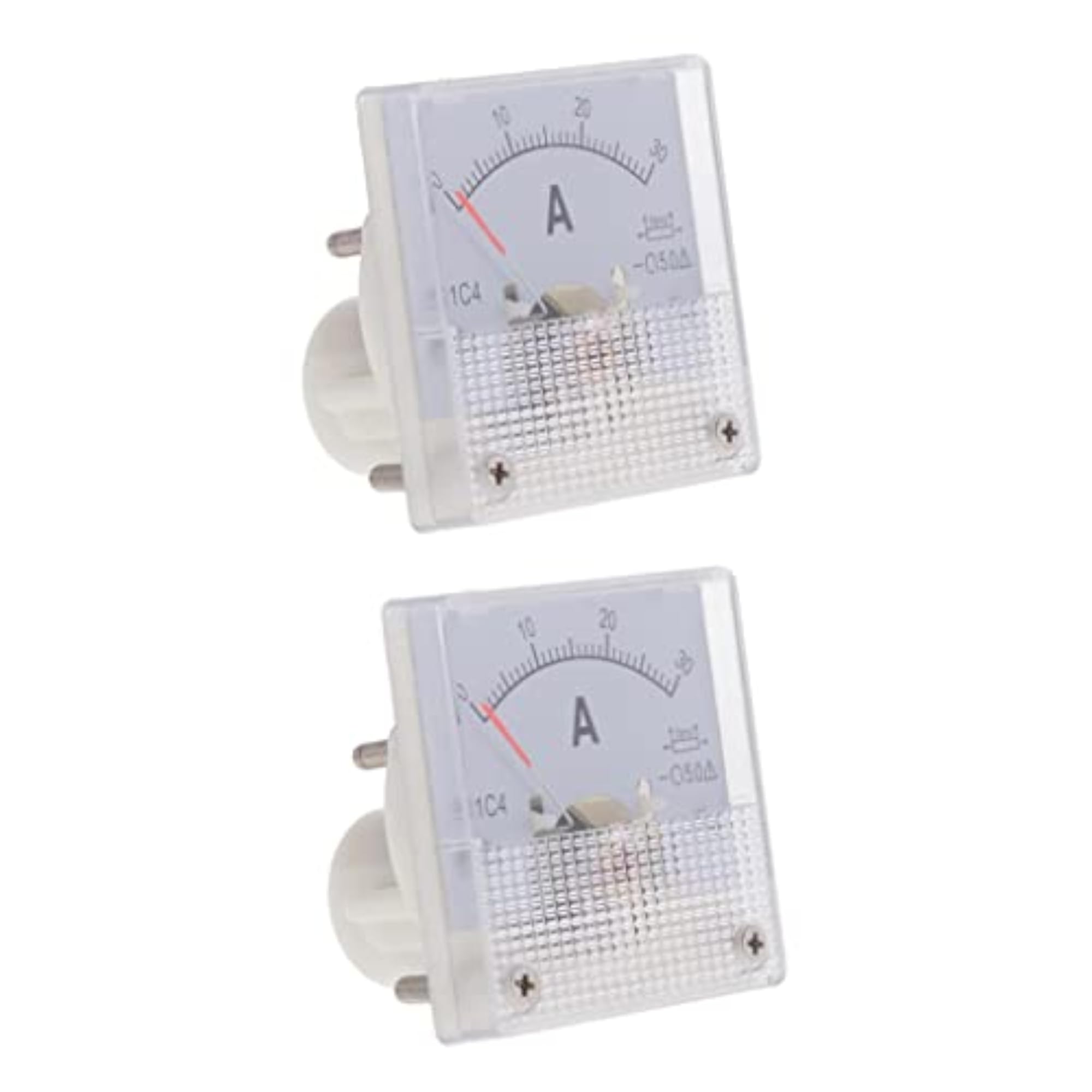 2X DC Ammeter Analog Panel Meter 0-30A