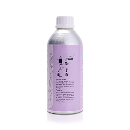 Image of IRIS Lavender Reed Diffuser Oil Refill | 1 Litre | Relaxing & Calming Home Fragrance Oil | Long-Lasting Reed Diffuser Refill for Home, Office & Commercial Spaces