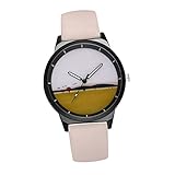 BESPORTBLE 1pezzi Orologio Da Polso Realizzato in Pu e Lega Delicato e Resistente Cinturino Confortevole e Design Alla Moda Per Feste