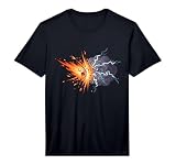 Epic Fireball Versus Thunderstorm Cloud Battle Performance T-Shirt