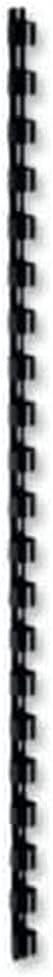Fellowes Value A4 10mm Binding Combs - Black (Pack of 100), 6200501