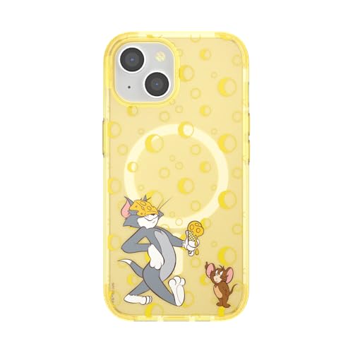 Coque iPhone 15 PopSockets MagSafe motif Cheese Please protection mobile