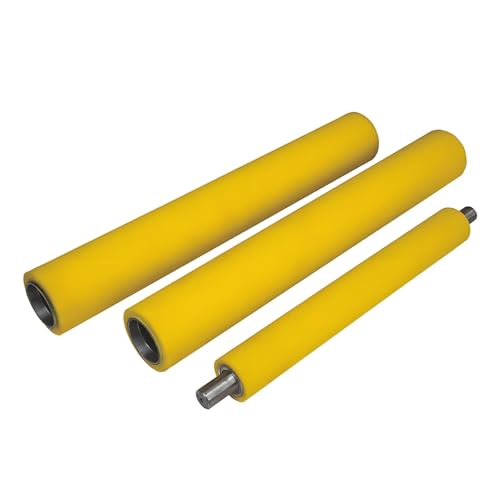Lot de 10 rouleaux de bande transporteuse en acier inoxydable – 35 mm de diamètre, 100 mm – Remplacement durable pour les systèmes de manutention du...