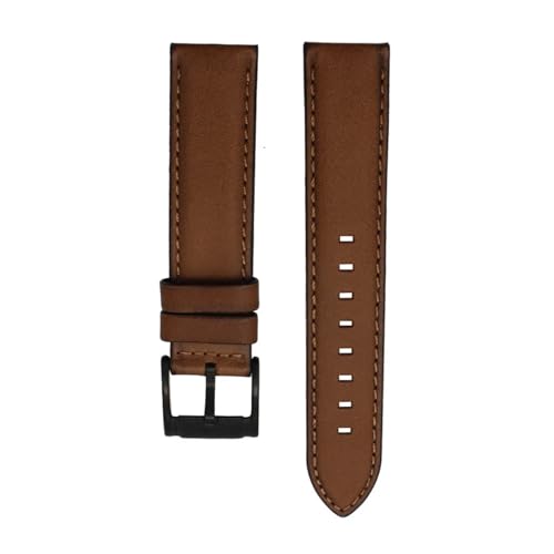 [X] vXgbv Fossil ɓK ^CbNXɓK Fit For Huawei For Samsung 20mm22mm u[Xxbg NCbN [X o[ uEvoh(Light brown black,22mm)