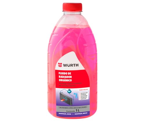 Fluido de Radiador Orgânico Rosa Wurth - 1 Litro