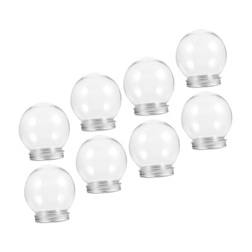 Globe de transparente RORPOIR de 16 piezas, botellas rellenables para Navidad 7