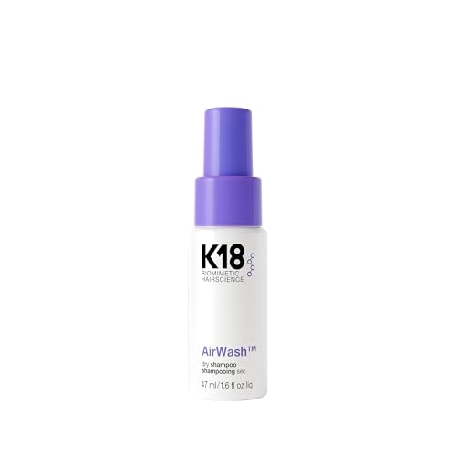 K18 AirWash™ Dry Shampoo, Non-Aerosol, Balances Scalp & Controls Excess Oil Production, 1.6 Fl Oz