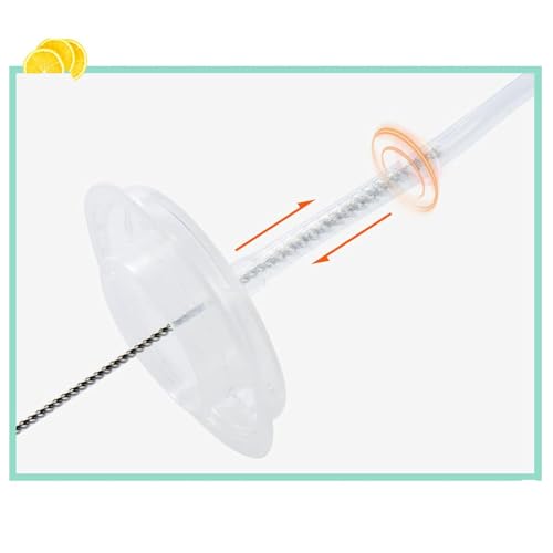 Strohbürsten, 8 Stück Strohhalm Reinigungsbürsten, Strohbürsten aus Edelstahl, Strohhalm Bürste, Reagenzglasbürsten, Strohrohrreiniger