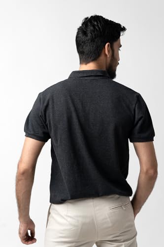 Image of Men's & Boys' Pure Cotton Polo T-Shirt - Half Sleeves, Regular Fit, Solid Plain Classic Polo Collar | Casual & Sportswear